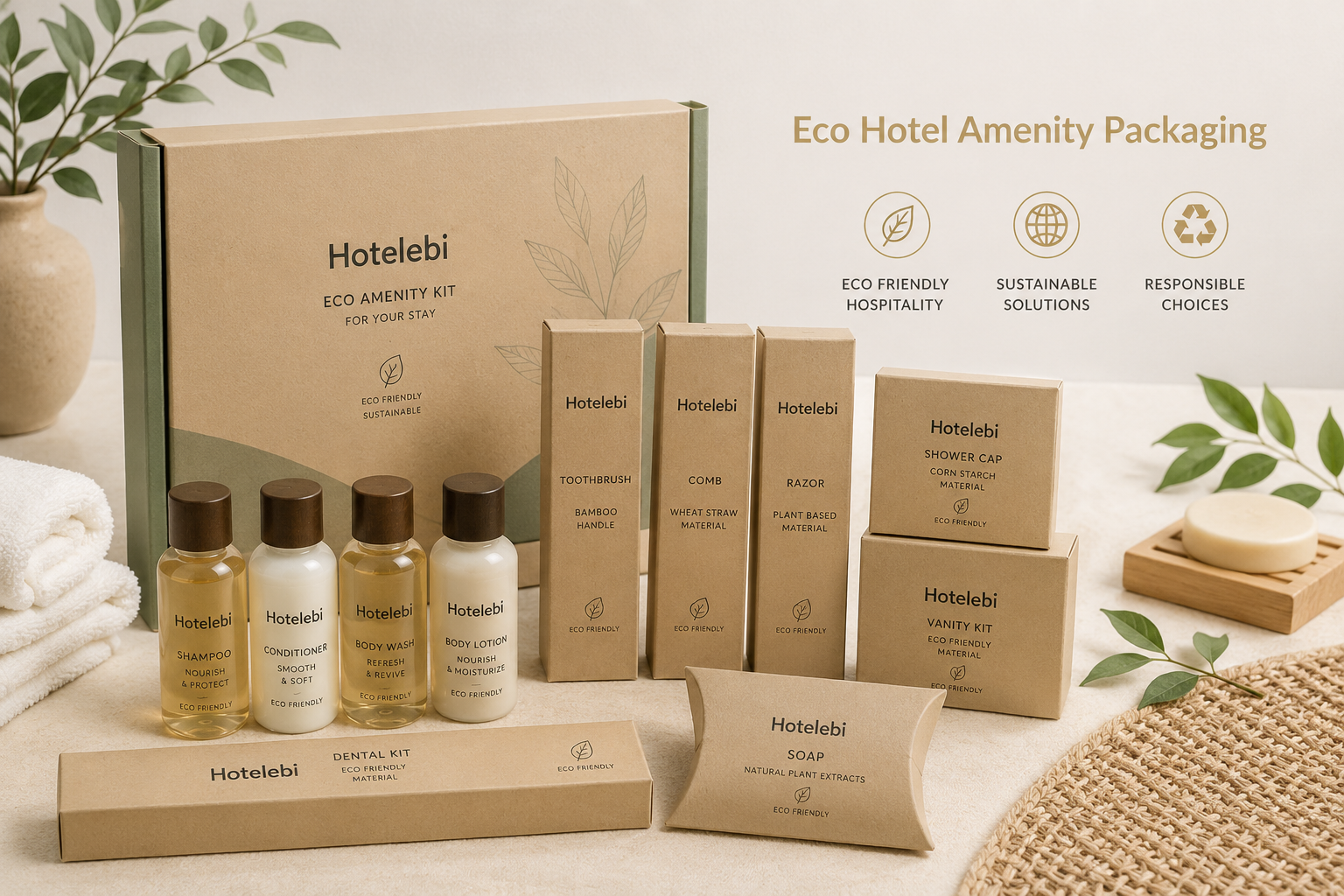 Eco-friendly hotel amenity packaging solutions