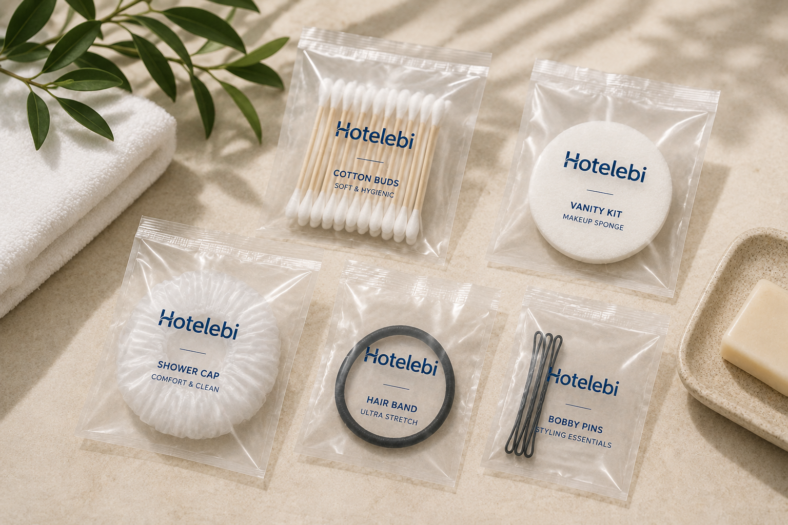 OPP bag packaging for hotel accessories