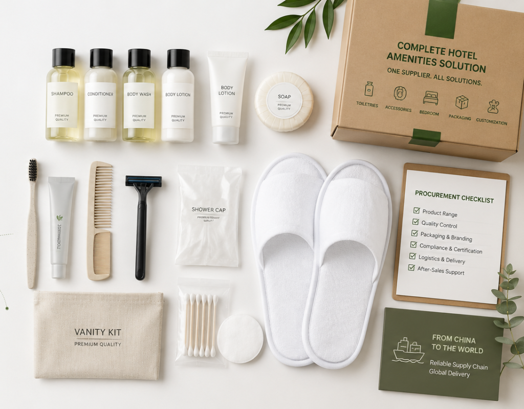 How to Source a Complete Hotel Amenities Line from China: A One-Stop Procurement Guide