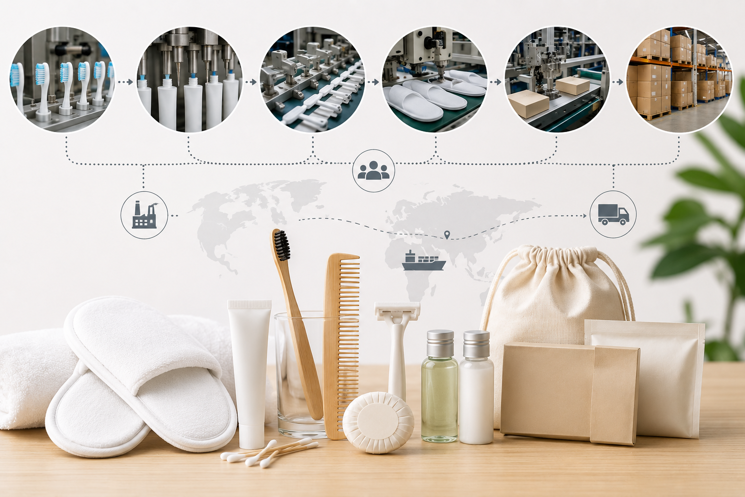 Hotel amenities production systems breakdown hotel amenities production systems
